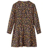vidaXL Kinderkleid mit Langen Ärmeln Marineblau 92