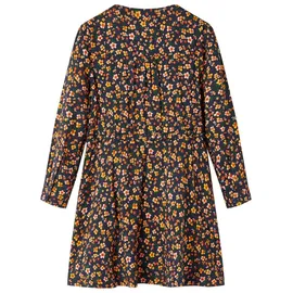 vidaXL Kinderkleid mit Langen Ärmeln Marineblau 92