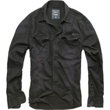 Brandit Textil Brandit Hardee Hemd, schwarz, XL