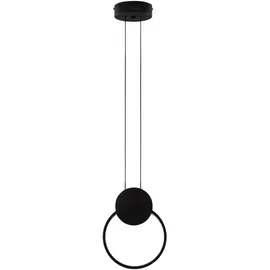 Nova Luce Wiro 1-flg. 30 cm rund schwarz