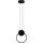 Nova Luce Wiro 1-flg. 30 cm rund schwarz