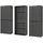 Germania Büromöbel-Set GERMANIA "Lemont", grau (graphit), B:272cm H:197cm T:40cm, Holzwerkstoff, Kunststoff, Metall, Arbeitsmöbel-Sets, Büromöbel-Set, Set bestehend aus 2 Aktenschränke 4042 und 1 Aktenregal 4235