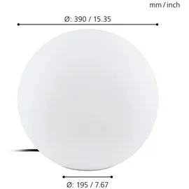 EGLO Gartenbeleuchtung, LED-Kugelleuchte (E27, IP65