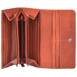 GREENBURRY Tumble Nappa Geldbörse Damen orange