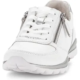 Gabor Sneaker Low Damen Weiß/Silber 41