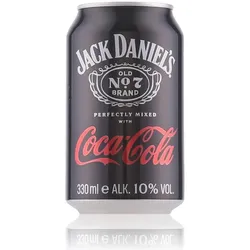 Jack Daniel's Old No. 7 Tennessee Whiskey & Coca Cola Dose 10% Vol. 0,33l