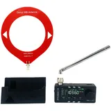 AMNVOLT V4 ATS MINI Radio mit DSP, Standfuß & Kopfhörerverstärker, ESP32-S3 & SI4732 Chip, 4,8 cm IPS Farbdisplay, Tragbarer UKW/MW/LFB/USB Empfänger for Outdoor und Alltag