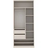 marmex möbel TRES 13C Garderobenschrank 90x51x206cm beige