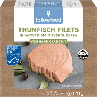 Thunfisch Filets, in nativem Bio-Olivenöl extra