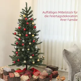 Homcom Weihnachtsbaum Kunststoff Stahl 100L x 100B x 180H cm