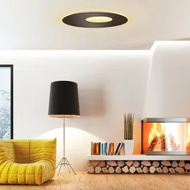 Escale LED-Deckenleuchte Blade Open Alu, Eisen, Stahl & Metall