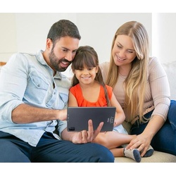 Readly Reader Android 12 Tablet mit Deutschlands größtem digitalem Kiosk - schwarz