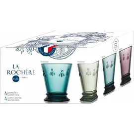La Rochère Biene Abeille Wasserglas 0,26 l 4er Set
