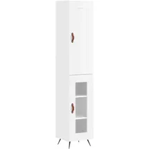 vidaXL Highboard 34,5 x 180 x 34 cm Weiß