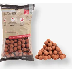 Boilies NaturalSeed Erdbeer 24 mm 2 kg EINHEITSFARBE No Size