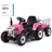 Costway 12V 3-Gang Traktor rosa (Rosa)