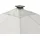 LECO Solarpavillon Lina 3 x 3 m inkl. 4 Seitenteile Lichtgrau