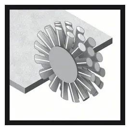 Bosch Scheibenbürste gewellt 30 mm 0,2 mm 6 mm 4500 U/min