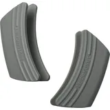 Le Creuset Silikon Topf-Griffschutz, 2er-Set Flint