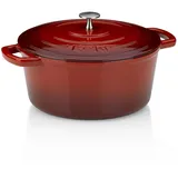 Kela Calido Bräter 26 cm rund rot