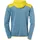 Kempa Emotion 2.0 1/4-Zip Hoodie dove blau/limonengelb XL