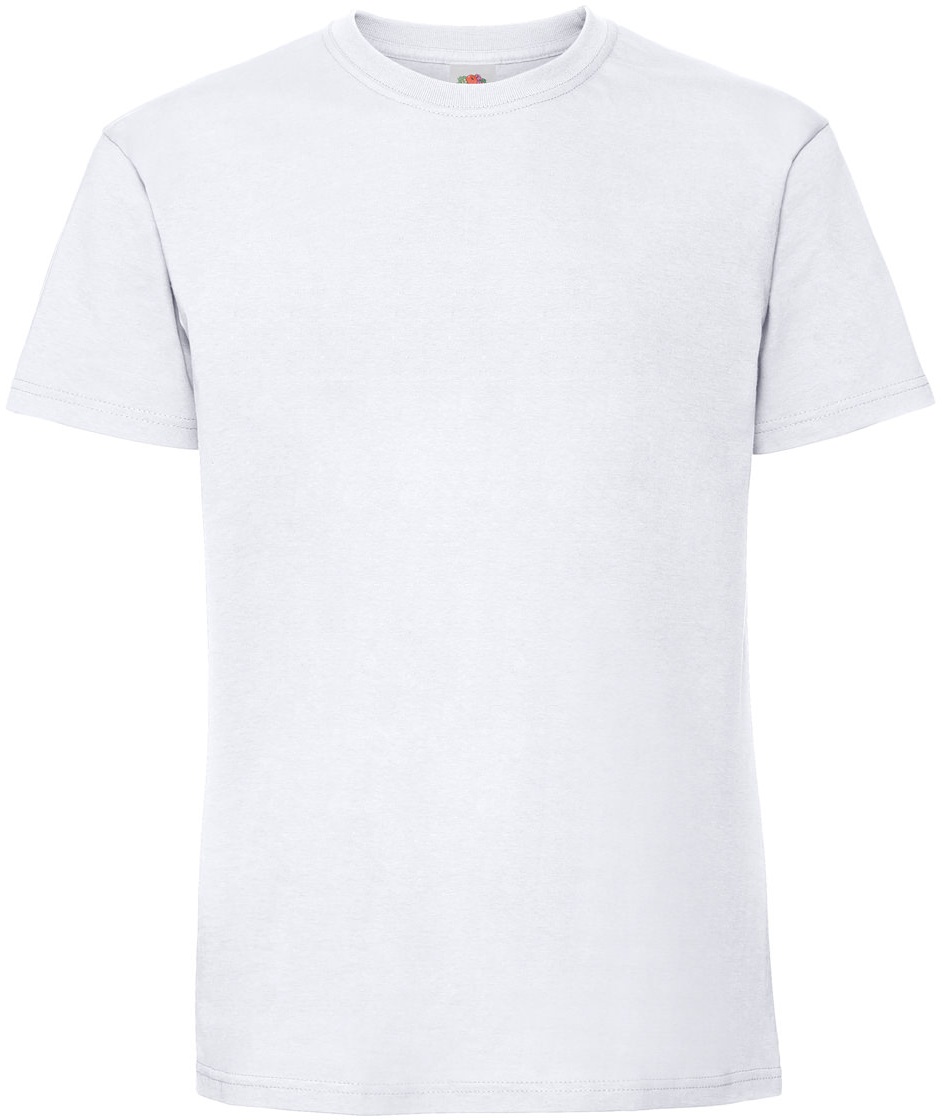 Fruit of the Loom RINGSPUN PREMIUM T - Herren T-Shirt aus 100% gekämmte, ringgesponnene Baumwolle, weiß, 2XL