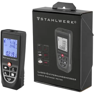 STAHLWERK Laser Entfernungsmesser LDM-80 ST bis 80 m beleuchtetes LCD Display
