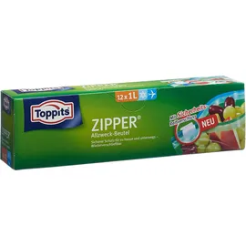 Toppits Zipper Allzweck-Beutel 1 l