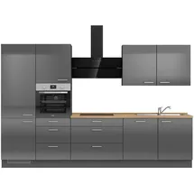 Nobilia Küchenzeile Flash II 330 cm grau