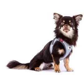 Curli Clasp Vest Harness Reflective Gray M