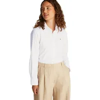 Tommy Hilfiger Damen. Hemd Popeline Regular fit weiß (42),
