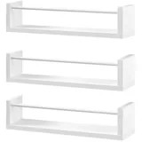 Woltu Wandregal 40 x 12 x 10 cm Weiß