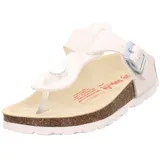 superfit Mädchen Fussbettpantoffel Weiß 1020, 37 EU Weit