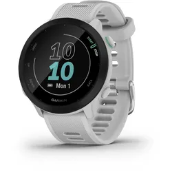 Garmin Forerunner 55 - Weiß - Sportuhr mit Band - Silikon - weiß - Anzeige 2.63 ...