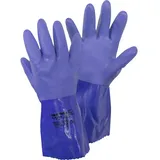 Showa 4708 660 Gr. L Baumwollgewebe, PVC Chemiekalienhandschuh Größe (handschuhe): 9, L En 388:2016, - Showa