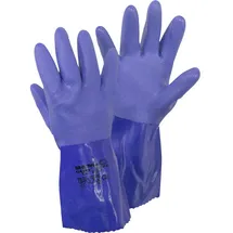 Showa 4708 660 Gr. L Baumwollgewebe, PVC Chemiekalienhandschuh Größe (handschuhe): 9, L En 388:2016, - Showa