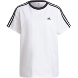 adidas Damen W 3s Bf T T-Shirt, Weiß/Schwarz, XS