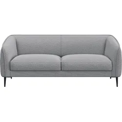 2,5-Sitzer FLEXLUX "Belle Designsofa, Couch, bequem durch Kaltschaum im Sitz", grau (sophisto gre), B:188cm H:74cm T:89cm, 100% Polyester, Sofas, Skandinavisches Design, In hochwertiger Verarbeitung