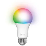 Trust E27 LED RGBCW WI-FI Smarte WiFi LED-Lampe, weiß und farbig, Fassung E27, von Ihrem Smartphone/Tablet zu steuern