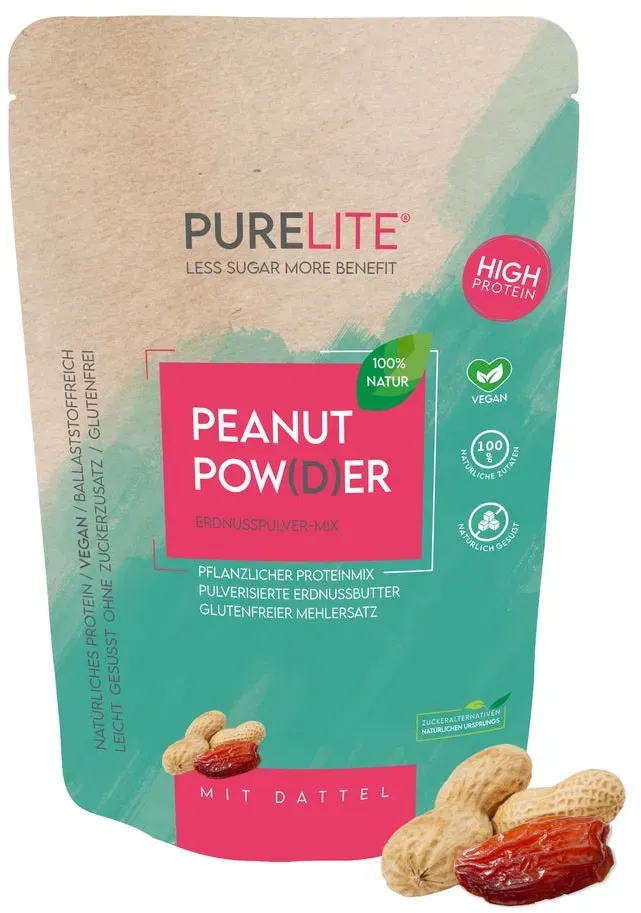 PURELITE PEANUT Pulver mit Dattel