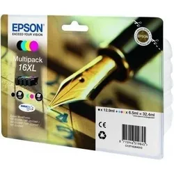 Original Epson Tinte Patronen 16XL (C13T16364010) Multipack 4-farbig