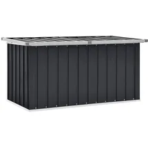 vidaXL Gartenbox 129 x 67 x 65 cm Anthrazit