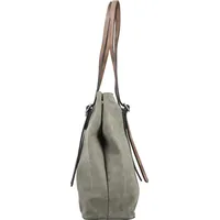 Rieker Damen Shopper Handtasche erweiterbar viel Stauraum H1028, Farbe:Grün - Grün