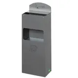 VAR Wandascher WH 51 mit Schild silber 0,8 l/4 l