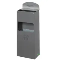 VAR Wandascher WH 51 mit Schild silber 0,8 l/4 l