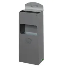VAR Wandascher WH 51 mit Schild silber 0,8 l/4 l