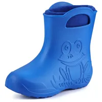Ladeheid EVA Kinder Jungen Mädchen Gummistiefel Regenschuhe gefüttert LA-CA-03
