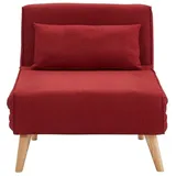 Vente-unique Schlafsessel Posio Rot 74 cm