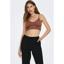 Only Bustier ONLVICKY RIB S-L V-NECK 3-PACK TOP NOOS (Packung, 3-tlg) figurbetont, modisch, Materialmix, Jersey, Spaghettiträger schwarz XS