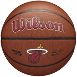 Wilson Basketball TEAM ALLIANCE, MIAMI HEAT, Indoor/Outdoor, Mischleder, Größe: 7